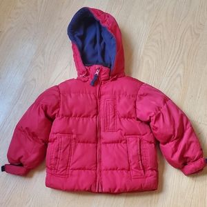 OshKosh Children's Boys Size 3T Red Hooded Jacket.